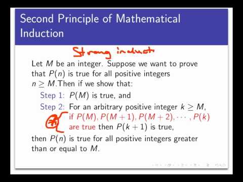 how to prove by strong induction