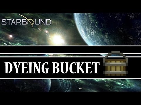 how to dye items in starbound