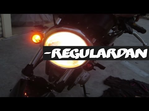 how to install indicators on a Suzuki GS500 | ROCK DOVE TUTORIAL