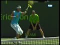 Incredible point Nadal - Berdych in Miami2008