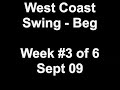 West Coast Swing - Beg #3 Allyson Lockhart