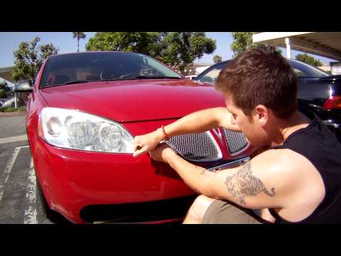 How to remove front bumper grill from Pontiac G6 for painting or repair