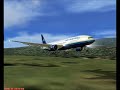 FS2004 Air Austral B772ER pousando em Noumea