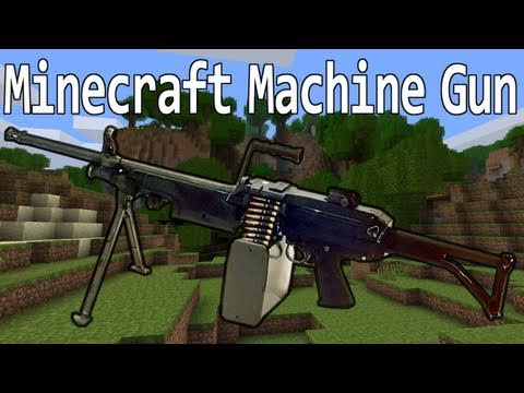 Minecraft - Machinegun and Grenade Mining. Video