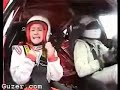 Racecar Passenger Freaks Out