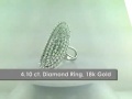 4.10 ct. Diamond Ring, 18k White Gold