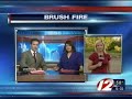 brush fire in east providence