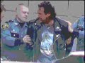 My neighbor getting arrested