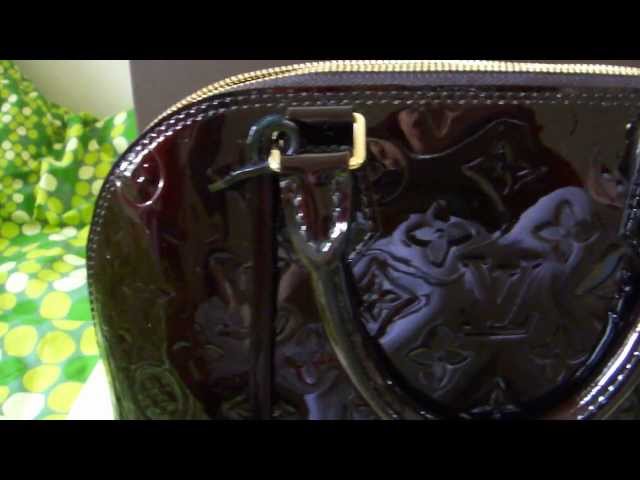 Louis Vuitton, Bags, Authentic Louis Vuitton Alma Vernis Amarante
