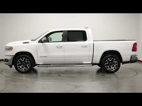 Used 2025 Bright White Clearcoat Ram Laramie image 1