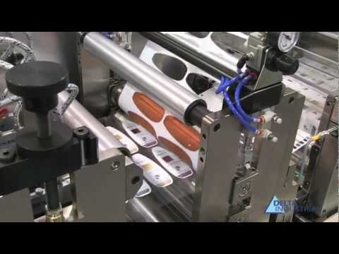 dcoat - Delta Industrial showcasing Delta Mod-Tech® Spectrum™ Finishing Press Inline with Xeikon 3000 Digital Printer at the 2012 Label Expo Americas.
