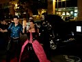 bianca second attempt  at her red carpet entrance after the 'incident'  with martin and then perish.

sept 1 2007 - montreal latextacy