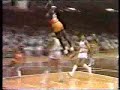 Michael Jordon breaks the backboard
