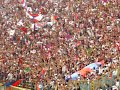 Bologna-Pisa 01-06-2008: la curva saluta la squadra