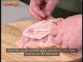 Pechugas a la sal con vinagreta de verduras