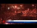 Raw Video: Crowds Mass Amid Mubarak Reports