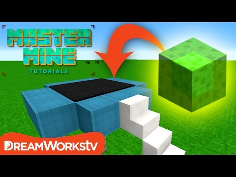 Realistic Working TRAMPOLINE in Minecraft