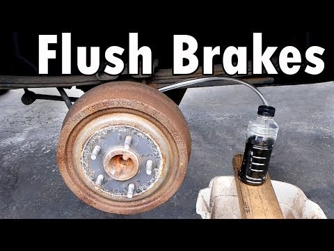 how to bleed brakes two man