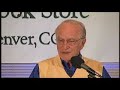 Paul Polak reads page 43 of his new book, Out of Poverty