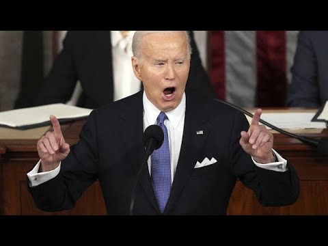 USA: Bericht zur Lage der Nation - Prsident Joe Biden hlt kmpferische Rede mit Wahlkampfcharakter