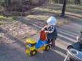 10-month-old Klaus 小K推车