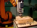Robot wood milling