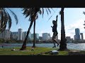 Slackline Yoga - Windy Day!