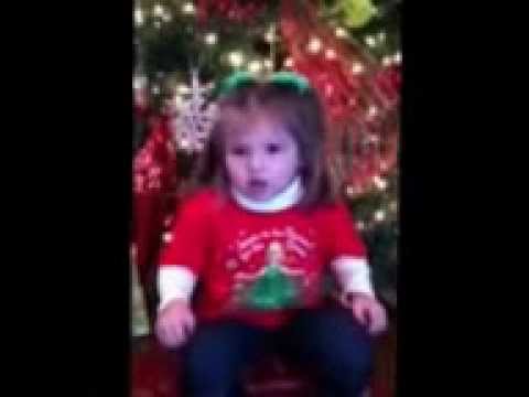 Ella Jo Roach, 3 years old, Silent night/ Away in a Manger