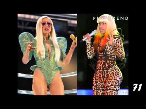 Lady gaga - Video made with no intention to offend or insult NICKI MINAJ Only for those of her fans that really annoy and offend just for have a different perspective Vi...