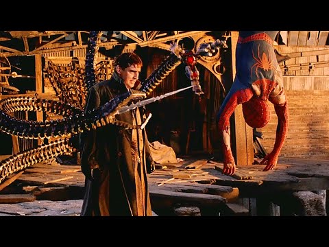 Spider-Man vs Doctor Octopus - Final Battle Scene - Spider-Man 2 (2004) Movie CLIP HD