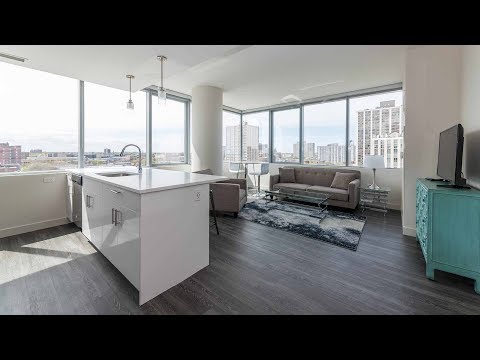 A one-bedroom guest suite at the new Eight Eleven Uptown apartments A one-bedroom guest suite at the new Eight Eleven Uptown apartments
