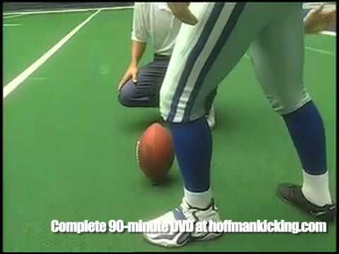 how to properly kick a football
