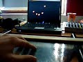 Prototype using cheap FTIR multitouch technology, using Processing 1.0 for visualising and vvv for video tracking.