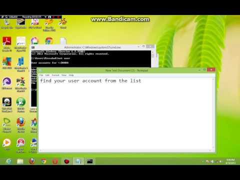 how to set administrator password in windows 8