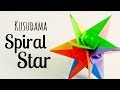 origami Spiral star instructions (Grzegorz Bubniak)