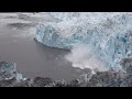 Calving chenega glacier in Prince William Sound