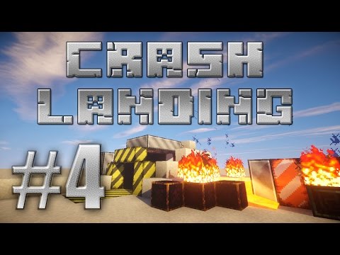 Земля - Minecraft HQM FTB Crash Landing #04 - Камни и Земля! Да, именно в такой последовательности. Камни - слабы - печка - железо -...