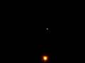 jupiter, venus y la luna extraño fenómeno astronómico