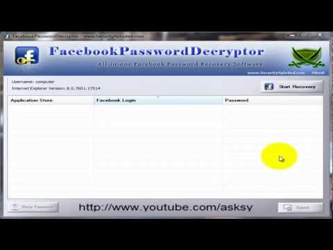 how to recover facebook password