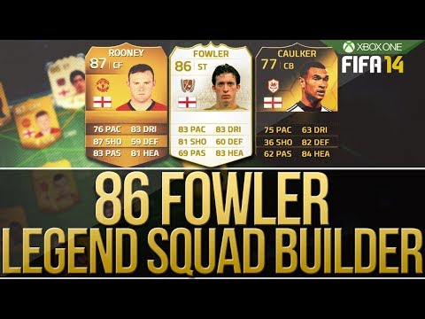 86 FOWLER 800K LEGEND SQUAD BUILDER! FIFA 14 ULTIMATE TEAM