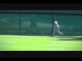 Niko Goodrum workout with Texas Rangers 2009.wmv