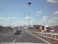 Driving on the West Gate Bridge