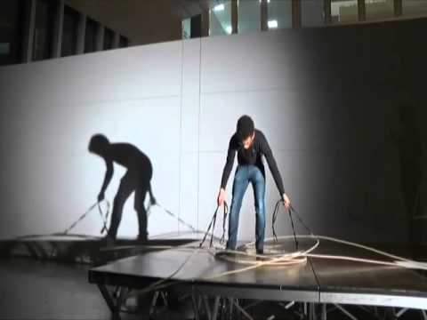 Atelier Blumer - USI AAM, Mise en scène N.4, A.A. 2012-13. Estratto dal video di Marco Cassiano Viditi Vedi Ticino.