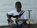 Jelani Embree 8 year old kid on guitar \"Purple Haze\"