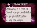 Allison Iraheta-Friday I'll Be Over You (Lyrics)