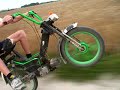 wheely achter ut paad ut met puch maxi