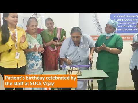 Knee Replacement Patient’s B’day Celebrated At Hospital By Staff