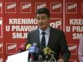 Predsjednik SDP-a Zoran Milanović daje izjavu o arbitražnom sporazumu između Slovenije i Hrvatske