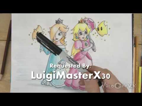 how to draw rosalina