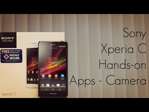 how to use xperia c camera